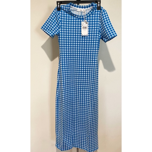 NEW MANGO* “Vichy Check Dress” - Picture 6 of 10